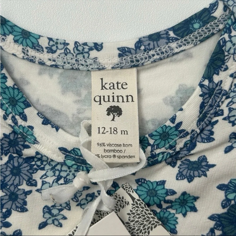 NWT Kate Quinn 3 Piece Outfit Set 12-18M Bamboo & Organic Cotton